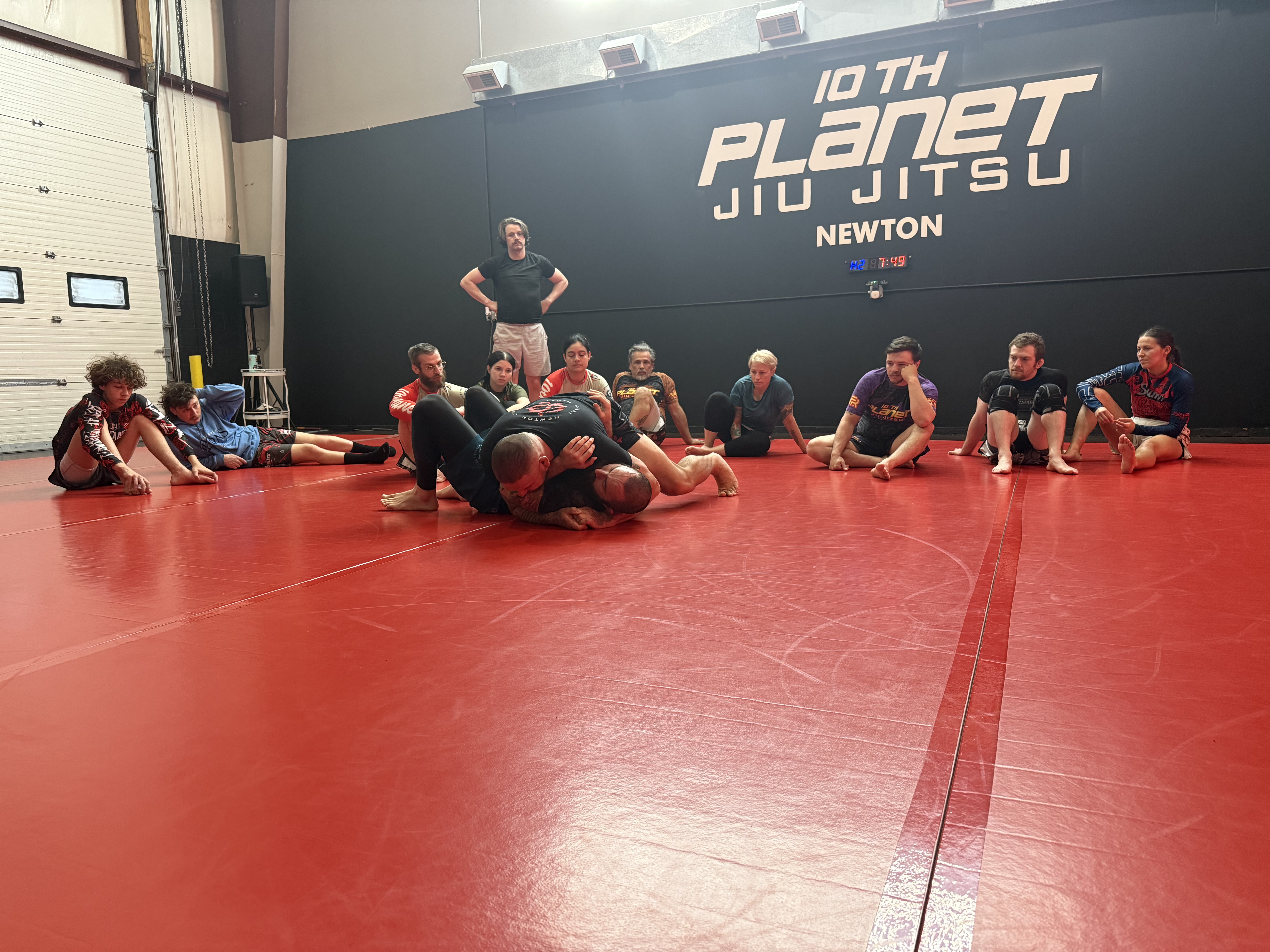 Adult no-gi jiu-jitsu class at 10th Planet Newton