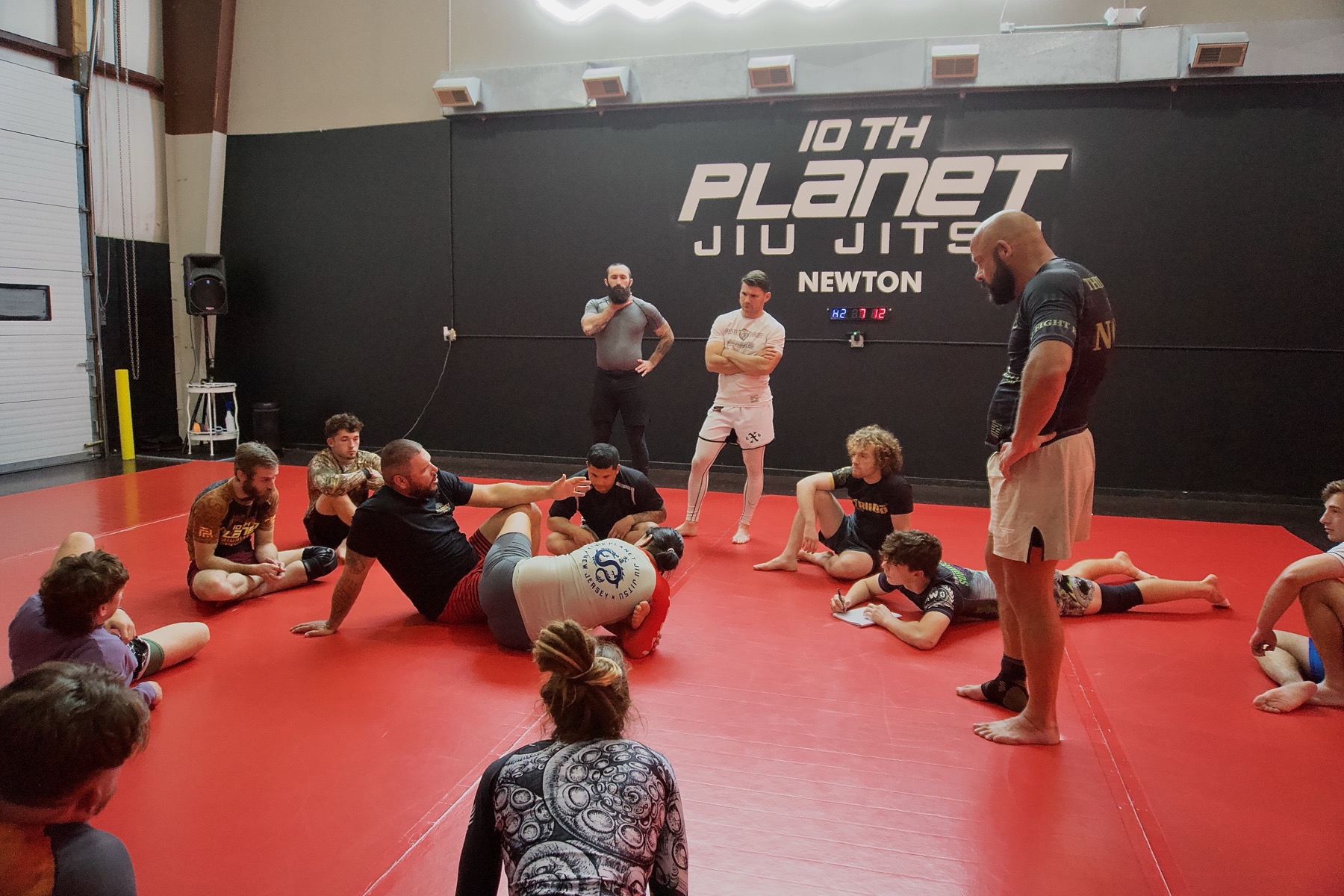 Instructor demonstrating technique
