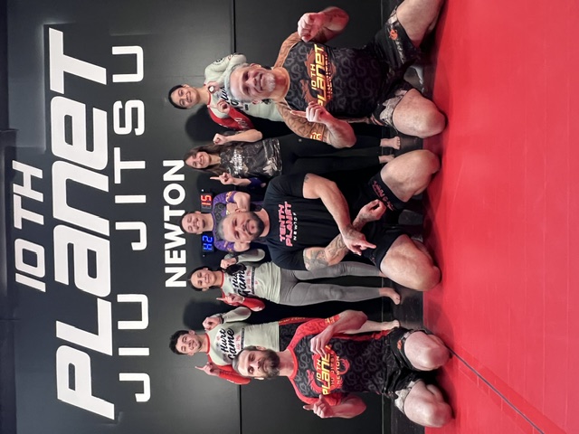 The full coaching staff of 10th Planet Jiu-Jitsu Newton